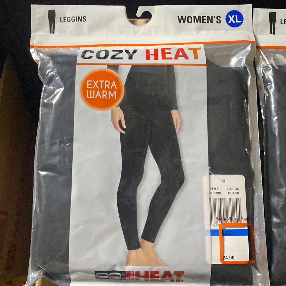 NEW 32* Heat. Women’s Leggins. Cozy Heat. Black. Extra Warm.